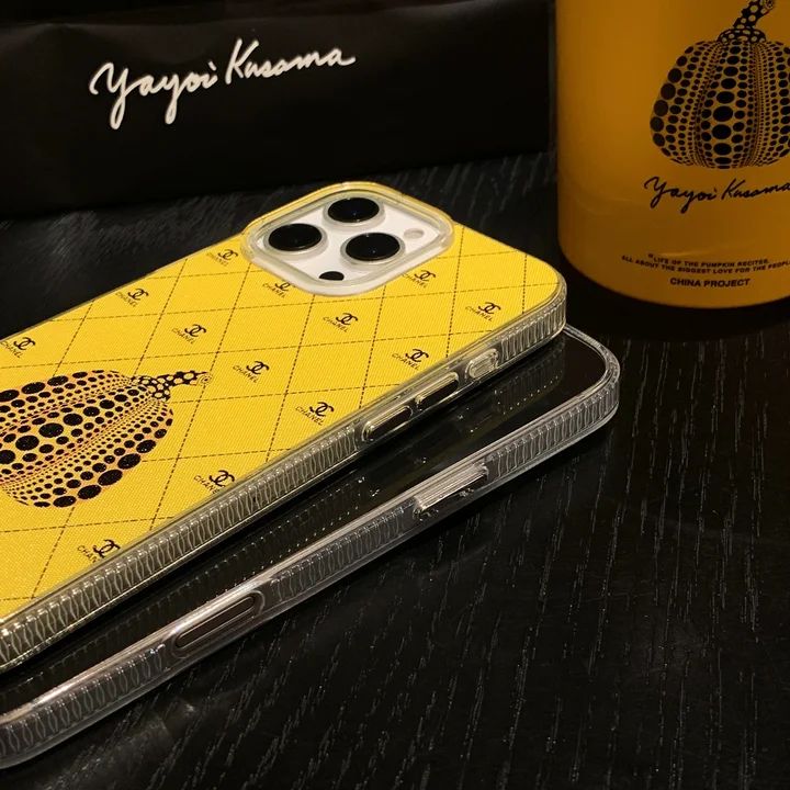  kusama x lv monogram chanel iphone 13/13pro case