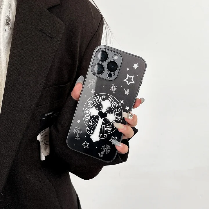  chrome hearts iphone 15/15pro case