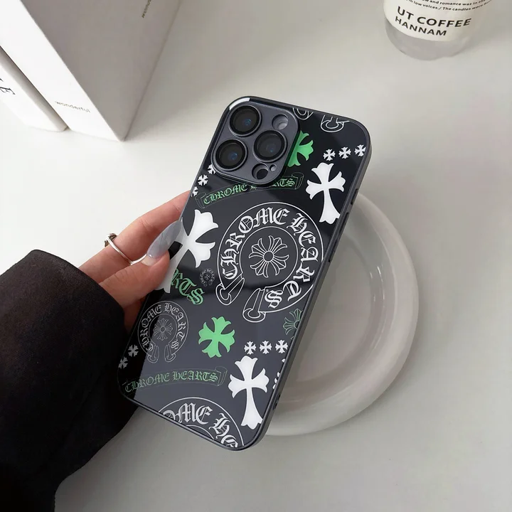  chrome hearts iphone 15/15pro case