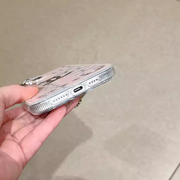 chanel silver based matte iphone case