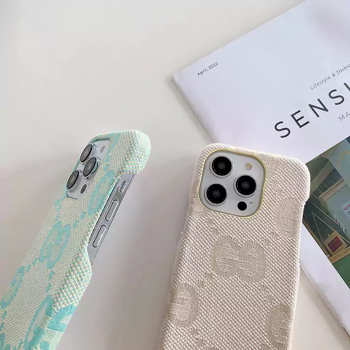 Gucci colorful textile iPhone case