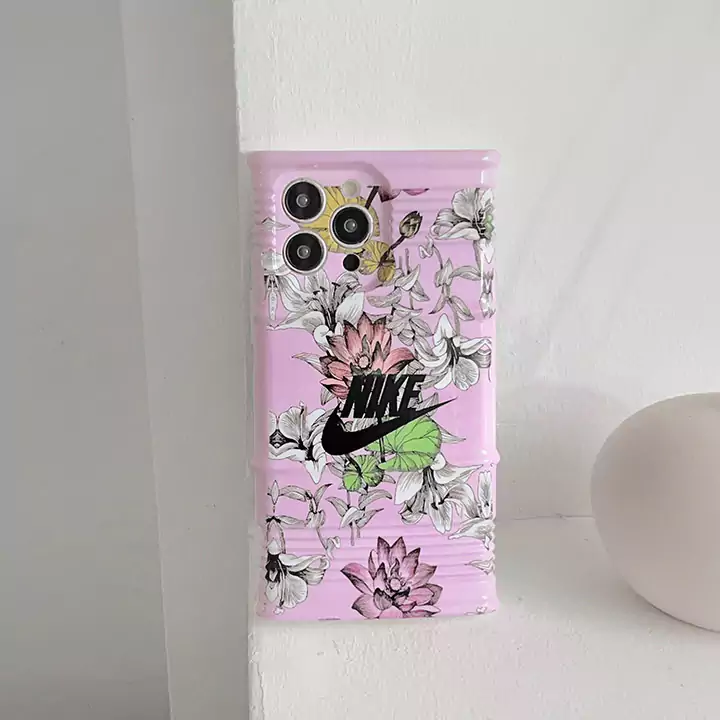 nike pink floral iphone 16/16pro/pro max case