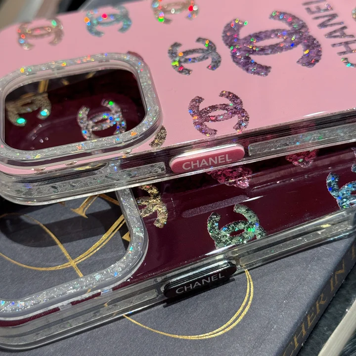 chanel colorful pink small logo iphone case