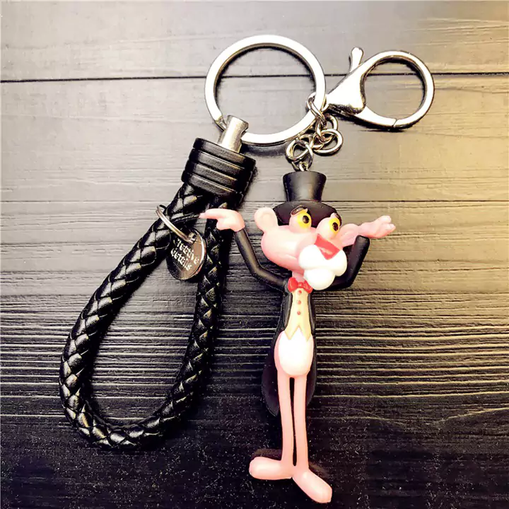 Supreme Pink Panther doll keychain