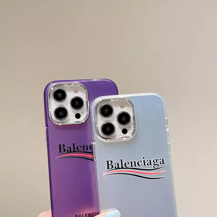 balenciaga multi-color semi-transparent iphone 16/16pro/pro max case