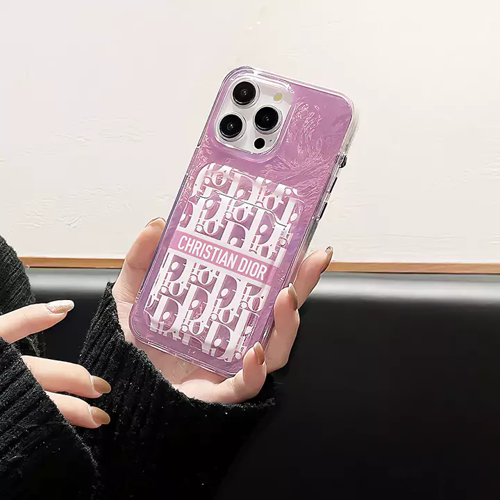 dior pink card slot iphone case