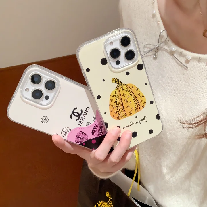  yayoi kusama pumpkin lv chanel iphone 14/14pro case