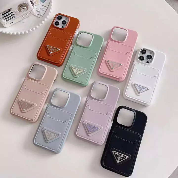 Prada leather phone case