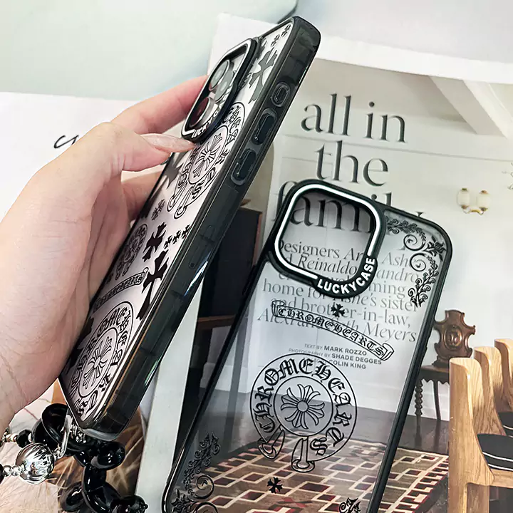  chrome hearts iphone 15/15pro case