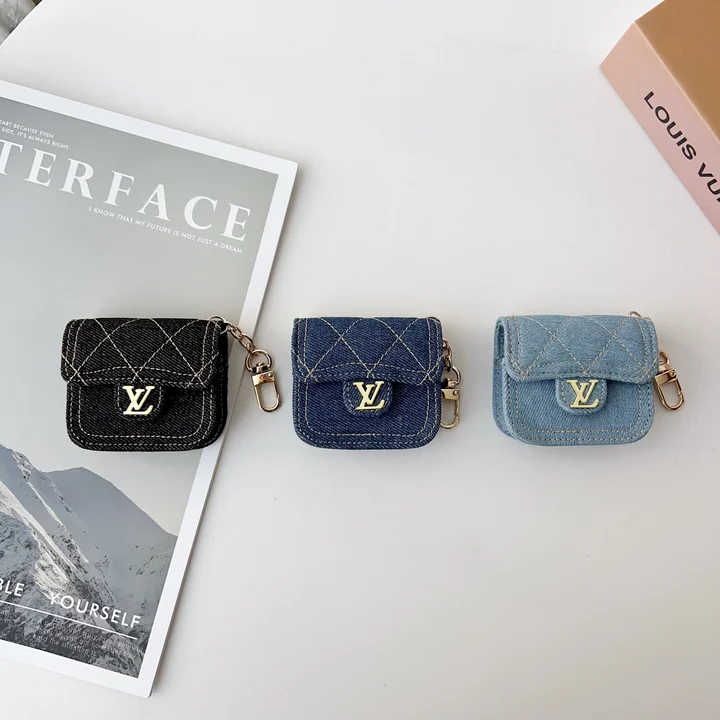 LV - style denim AirPods case