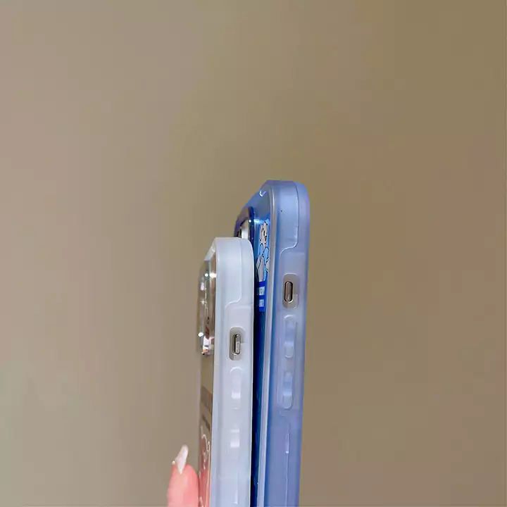 burberry semi-transparent bear iphone 16/16pro/pro max case