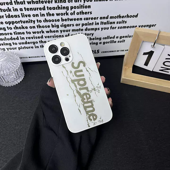 supreme marble pattern iphone 16/16pro/pro max case