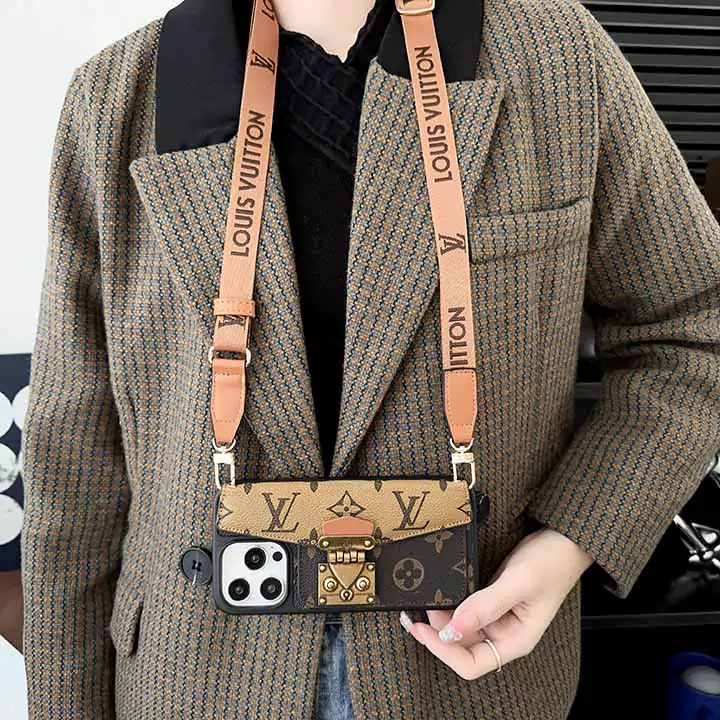 louis vuitton cross - body horizontal card - slot lock - buckle iphone case