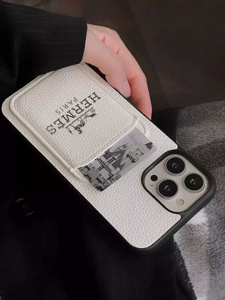 Hermès pebble grain phone case