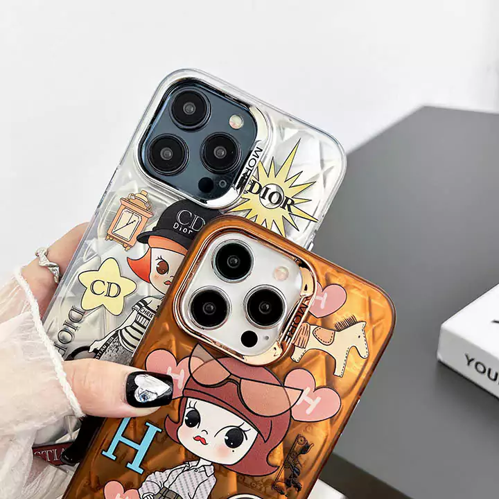 dior bubble silver diamond matte iphone 16/16pro/pro max case