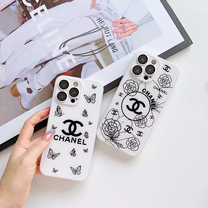 chanel butterfly and flower iphone case