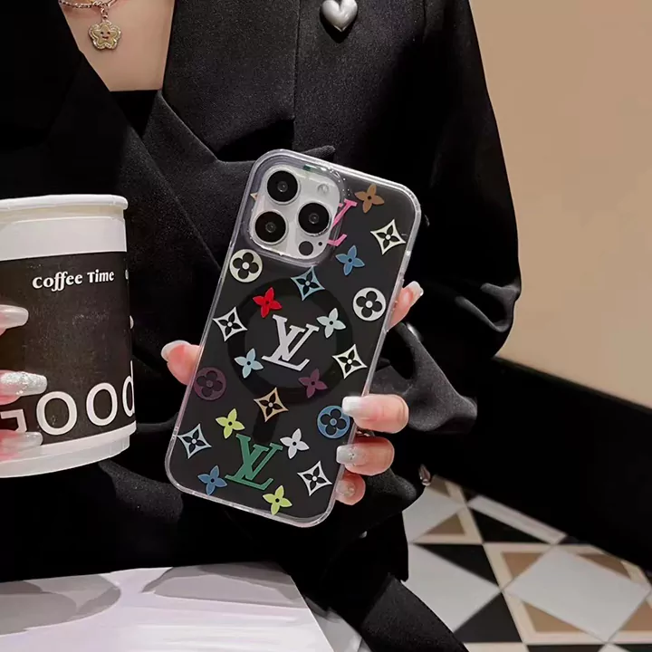 louis vuitton magnetic colorful monogram iphone case
