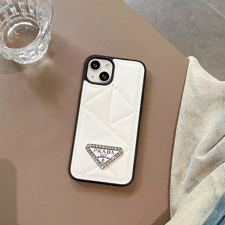 prada folded leather - grain iphone case