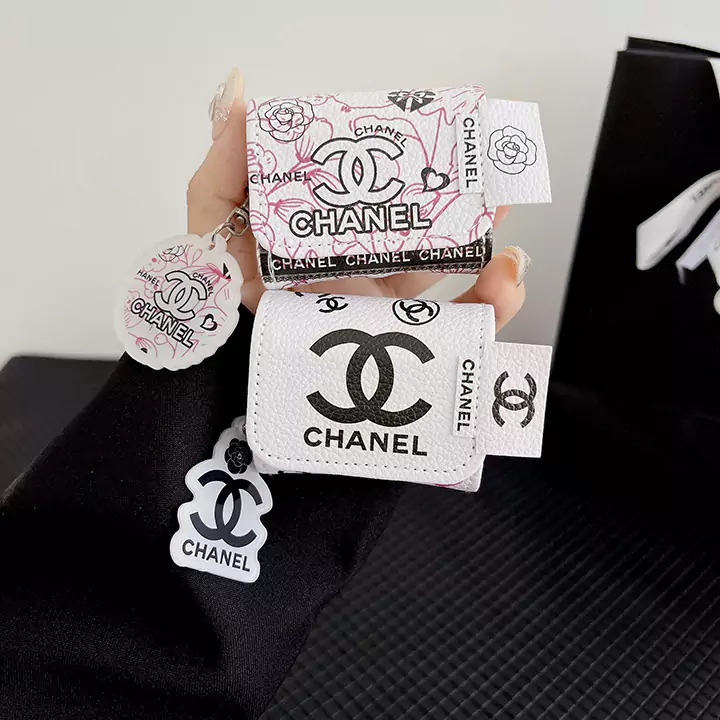 CHANEL - inspired large - logo AirPods case
