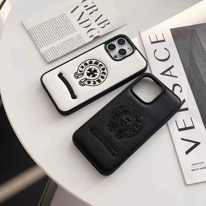  chrome hearts iphone 15/15pro case