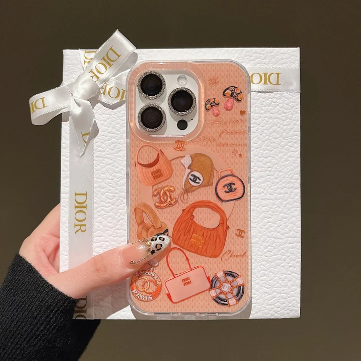  chanel style magnetic iphone 16/16pro case
