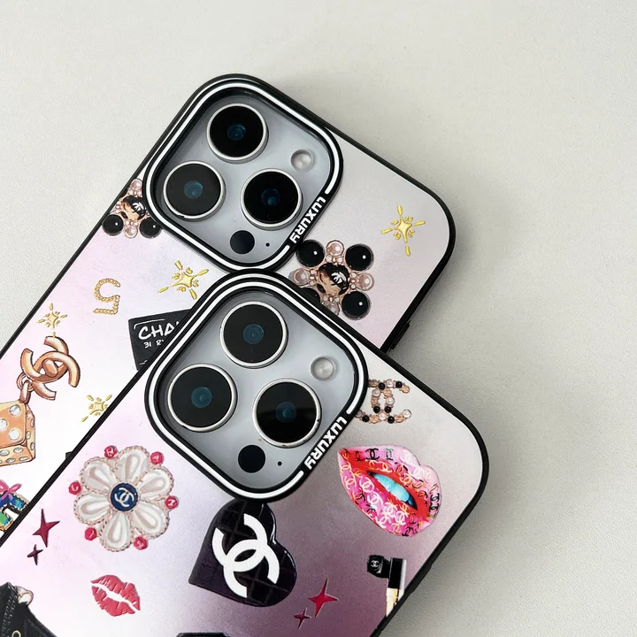 chanel pink iphone case