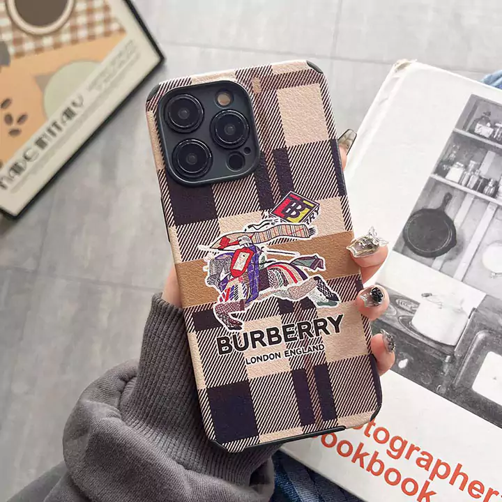 burberry tb equestrian knight iphone 16/16pro case