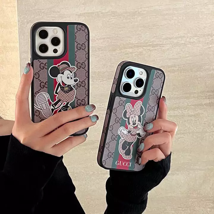 gucci mickey and minnie iphone case