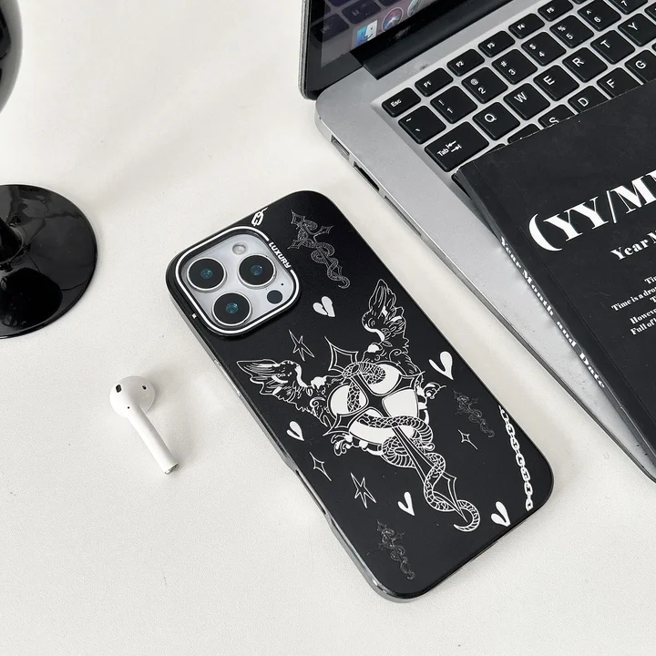  chrome hearts iphone 14/14pro case