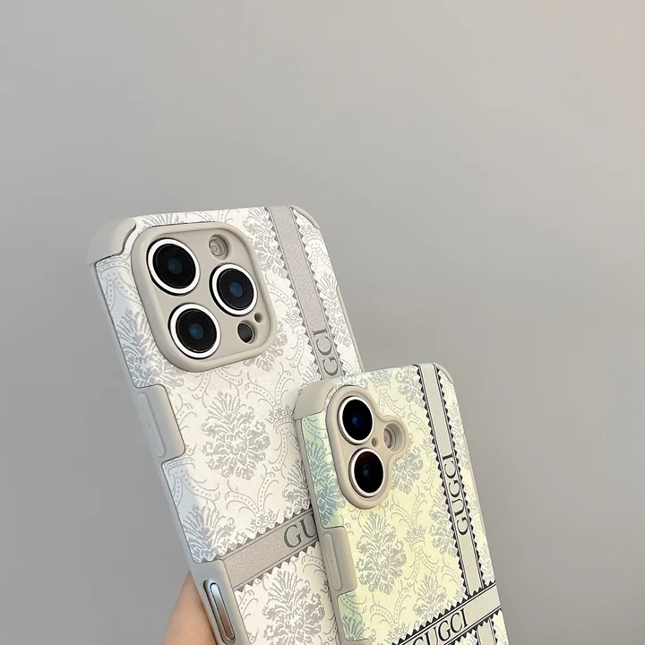  gucci leather textured stick on iphone 14/14pro case