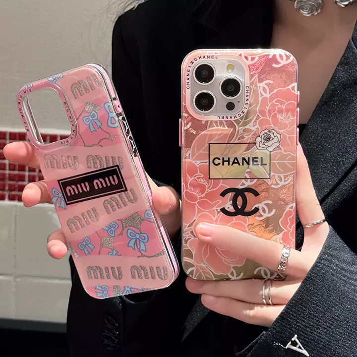 chanel camellia miu miu bow iphone case