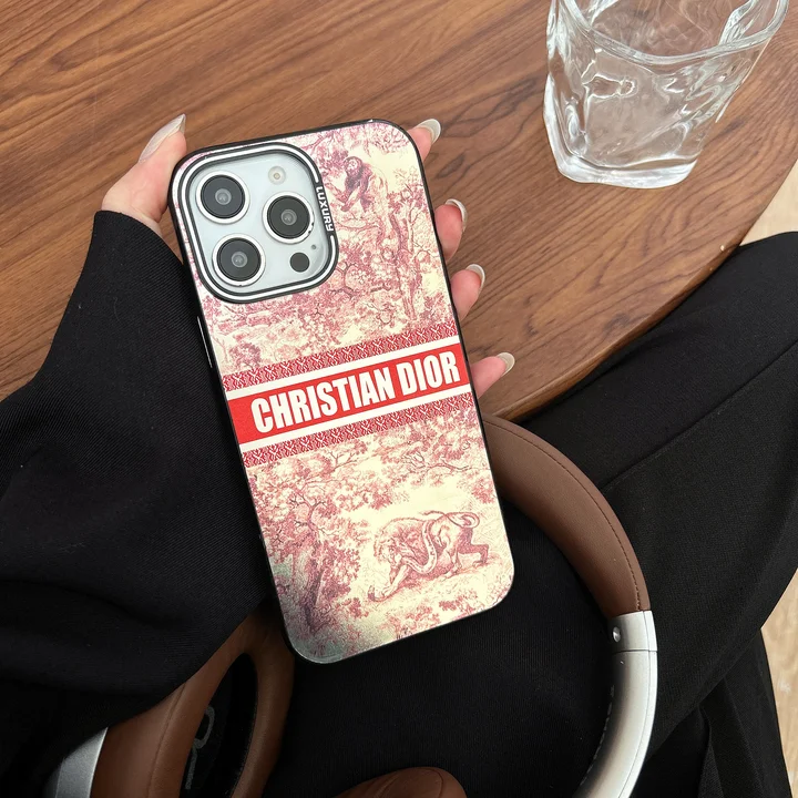  classic dior print iphone 13/13pro case