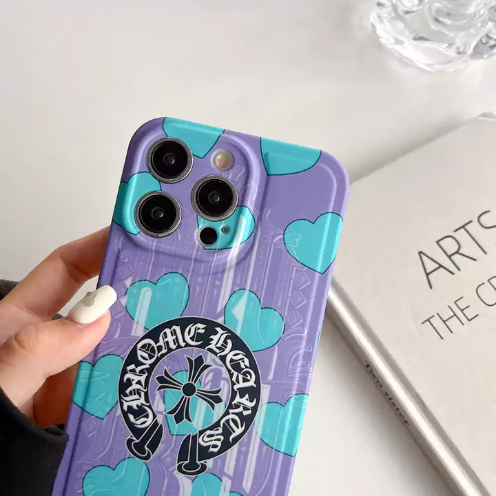 chrome hearts purple iphone case
