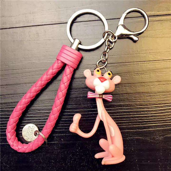 Supreme Pink Panther doll keychain