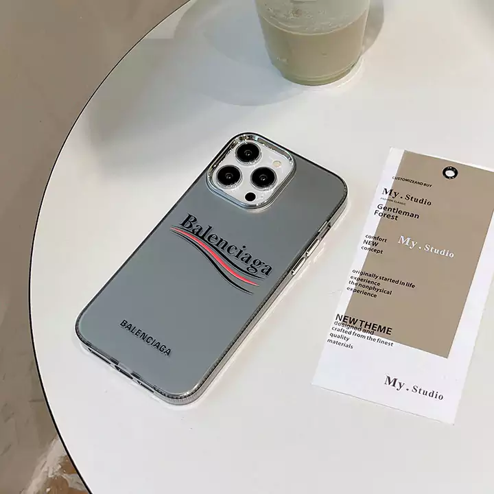 balenciaga multi-color semi-transparent iphone 16/16pro/pro max case