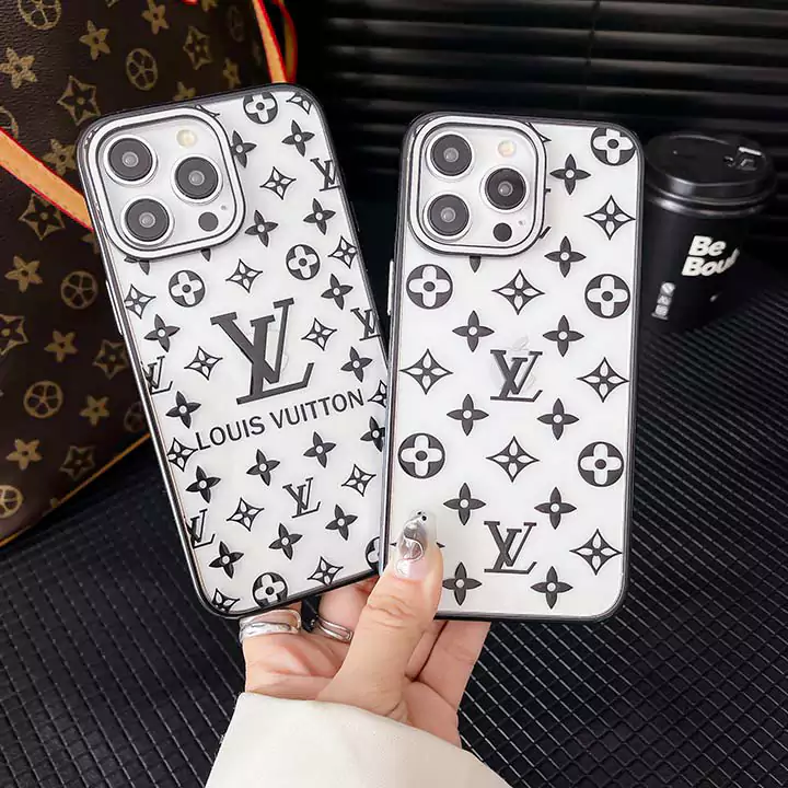 louis vuitton electroplated transparent iphone case