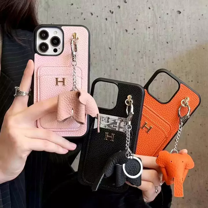 hermès card holder elephant charm iphone case
