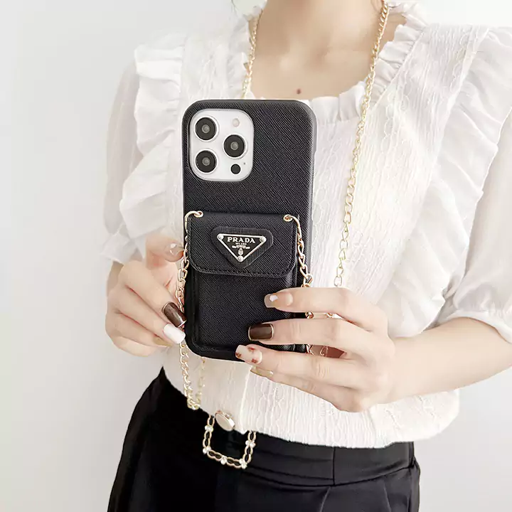 Prada card holder phone case