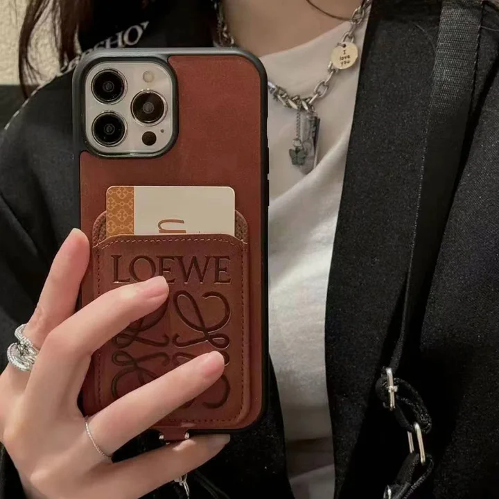  loewe card holder crossbody iphone 16/16pro case