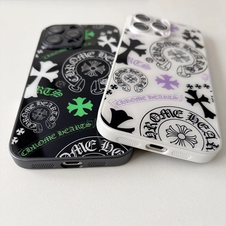  chrome hearts iphone 14/14pro case