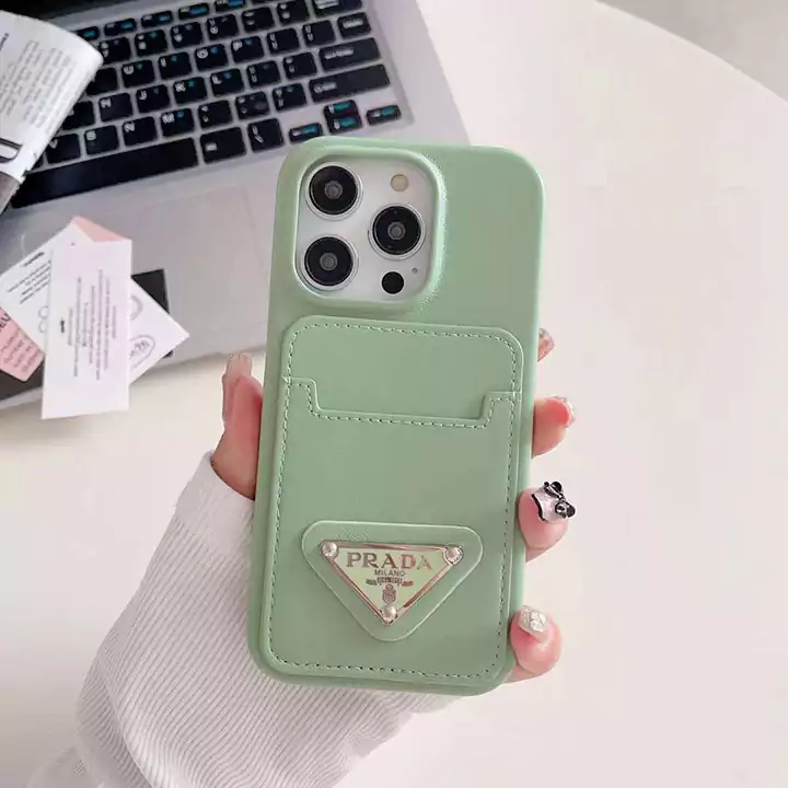 Prada leather phone case