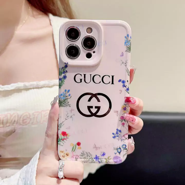 gucci glossy floral iphone 16/16pro/pro max case