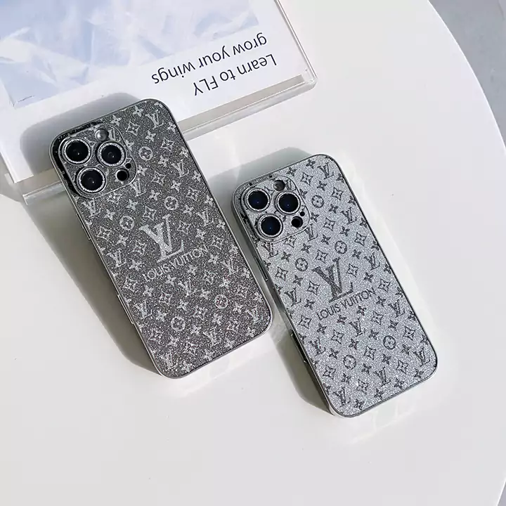 louis vuitton electroplated glitter trimmed three color iphone case