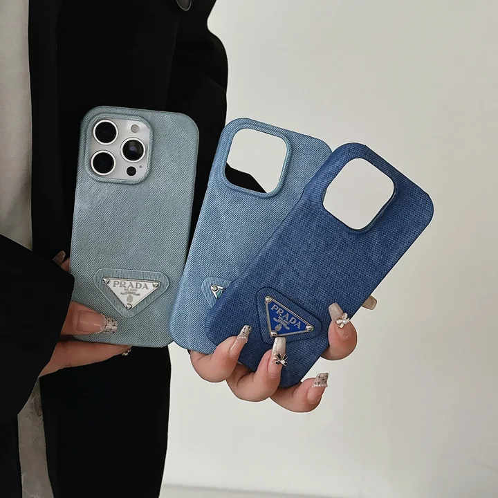 prada denim - texture iphone case