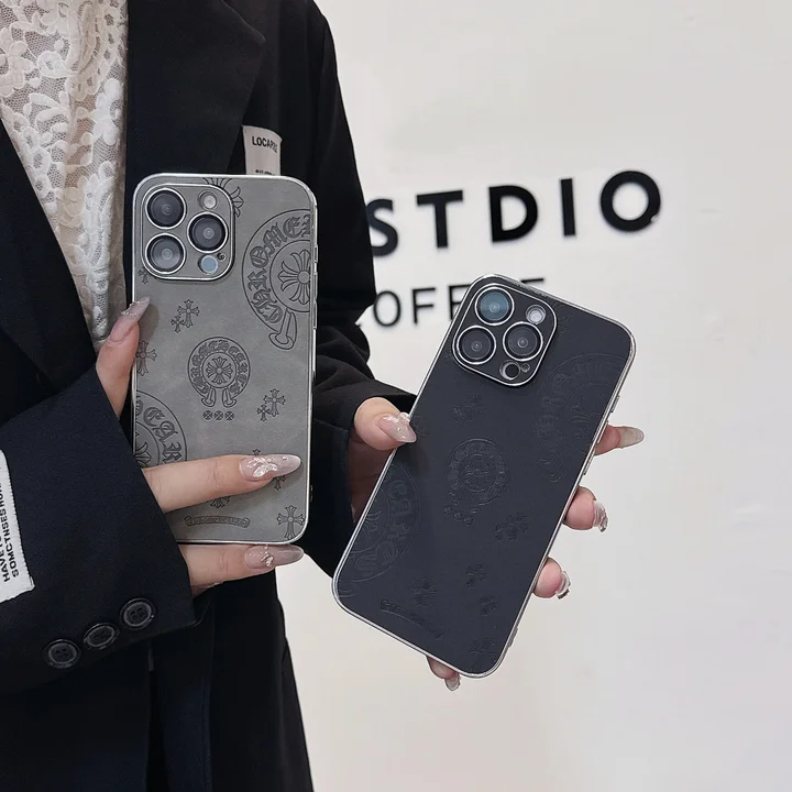 chrome hearts embossed iphone case