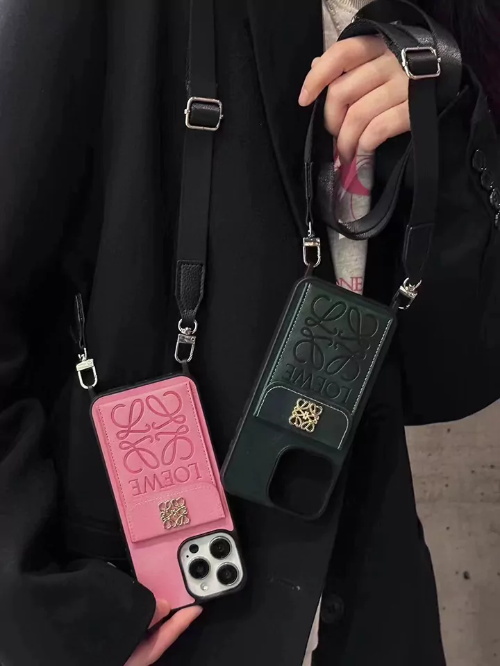 loewe card holder crossbody iphone case