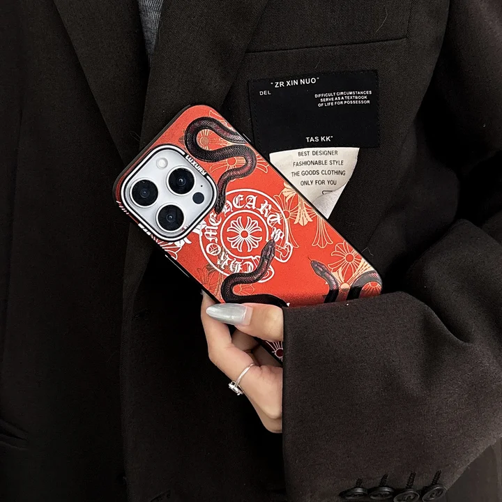  chrome hearts iphone 15/15pro case
