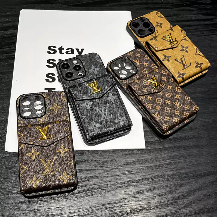 Leather card - holder iPhone case