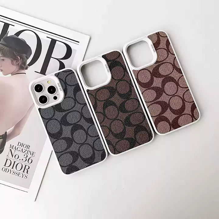 coach litchi - texture iphone case