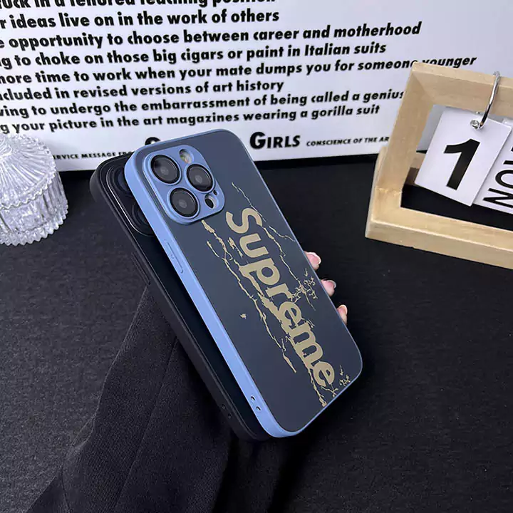 supreme marble pattern iphone 16/16pro/pro max case